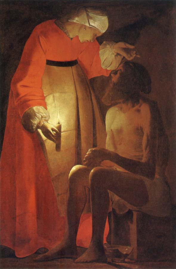 Georges de La Tour Ijob will mock of its woman